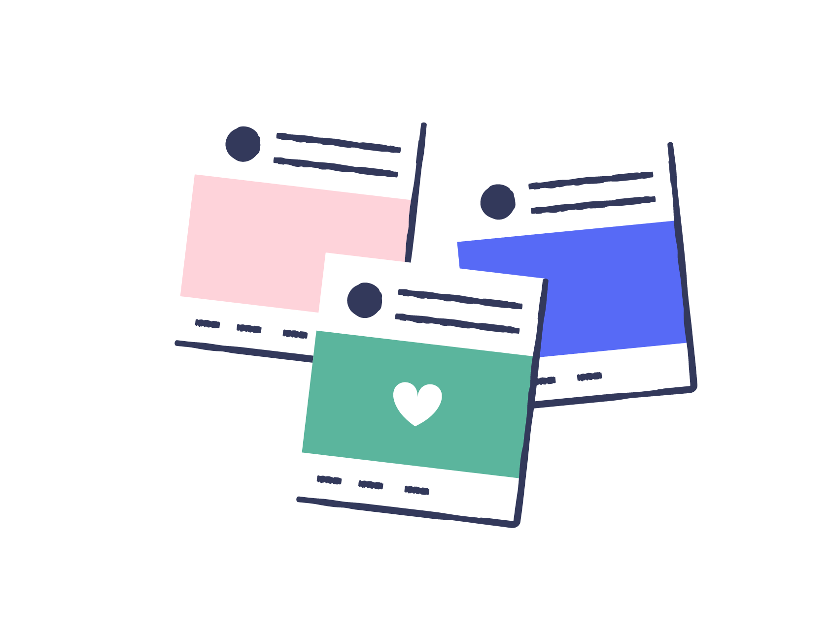 Création d'illustration post Instagram par Julie Goudier, graphiste freelance nantes