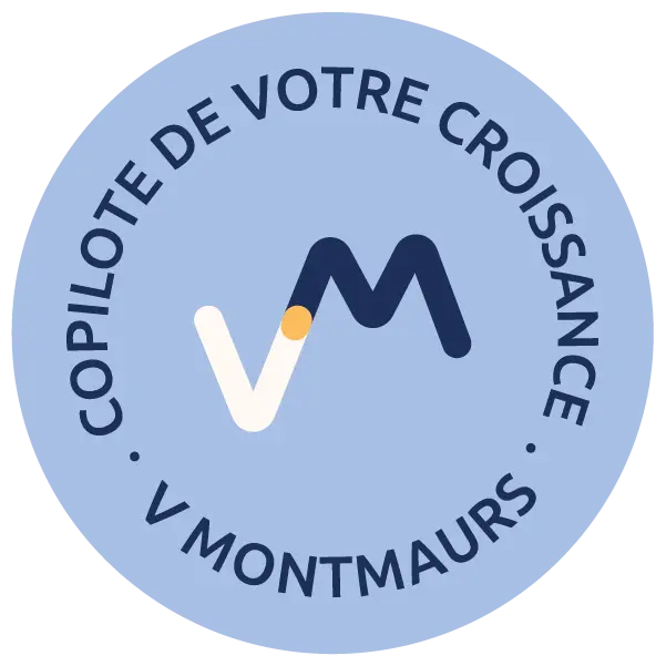 Logo créé par Julie Goudier pour l'identité visuelle de Valentin Montmaurs de l'entreprise VMontmaurs