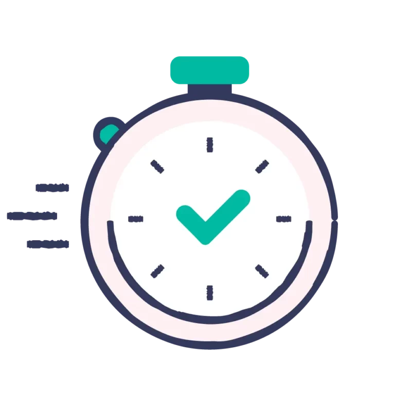 Pictogramme illustration - Temps horloge - Créé par Julie Goudier, graphiste à Nantes